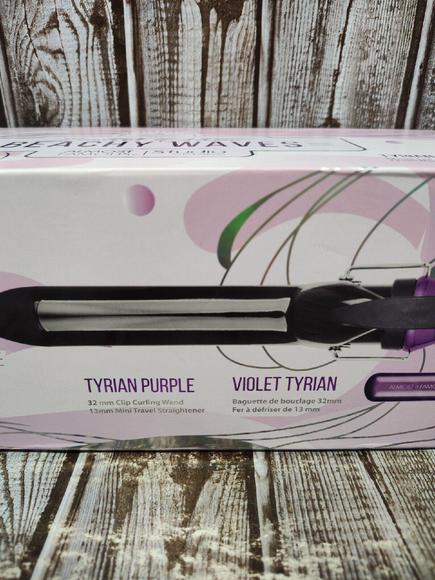 Almost Famous Beachy Waves Curling Wand and Mini Travel Straightener NIB - Picture 3 of 9